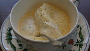 Рецепт Сливочного мусса с медом и шоколадом