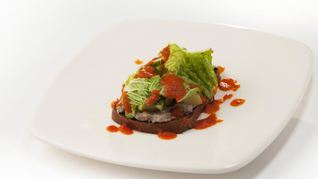 Рецепт Сморреброда с муссом из говяжьего языка