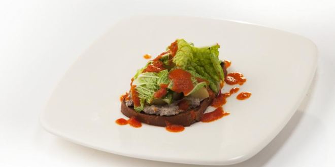 Рецепт сморреброда с муссом из говяжьего языка