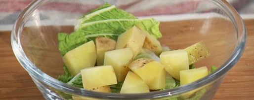 Шаг 1: сморреброда с муссом из говяжьего языка