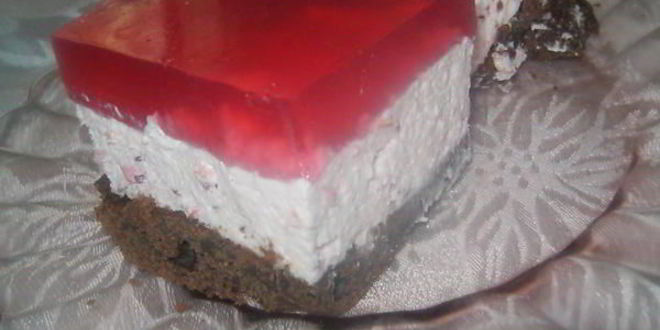 Рецепт торта-мусса из красной смородины