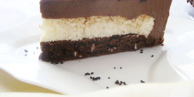 Рецепт торта-мусса кокос в шоколаде