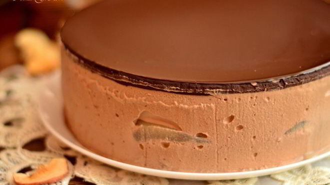 Рецепт Торта-Мусса Шоколадно-грушевый