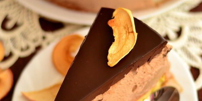 Рецепт торта-мусса шоколадно-грушевый