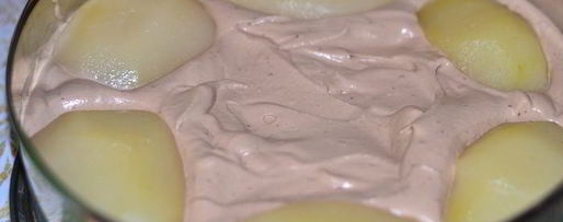 Шаг 13: торта-мусса шоколадно-грушевый