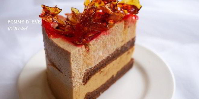 Рецепт торта-мусса яблоко евы