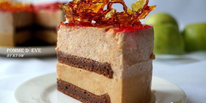 Рецепт торта-мусса яблоко евы