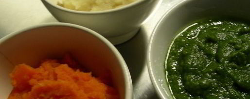 Шаг 2: трехцветного овощной мусс