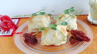 Рецепт Трески под муссом в тесте фило