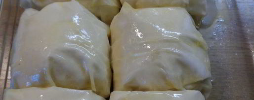 Шаг 10: трески под муссом в тесте фило