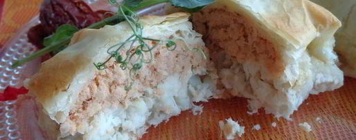 Шаг 12: трески под муссом в тесте фило