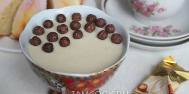 Рецепт творожного мусса с зефиром