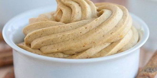 Рецепт тыквенного мусса с белком и мускатным орехом