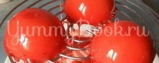 Шаг 3: ванильного мусса в глазури