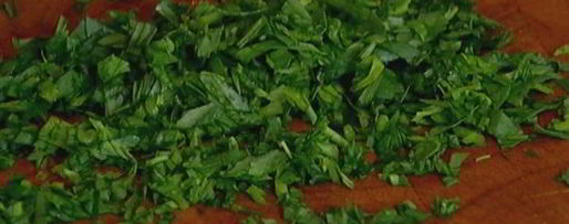 Шаг 4: закуски из цикория с куриным муссом и тархуном