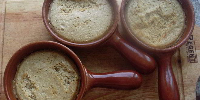 Рецепт запеченного мусса из белых грибов со сметаной