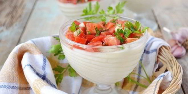 Рецепт овощной паннакотты с сыром