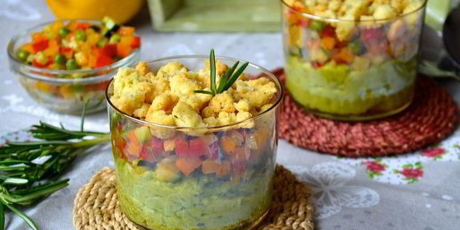 Рецепт овощного крамбла