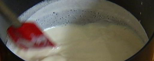 Шаг 2: панны котта с ежевикой