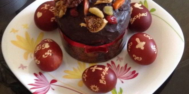 Рецепт фруктового кулича пасхального шоколадного