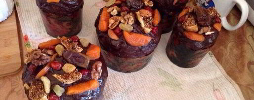 Шаг 7: фруктового кулича пасхального шоколадного