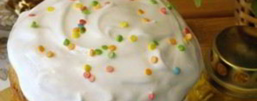 Шаг 2: глазури для кулича белковая