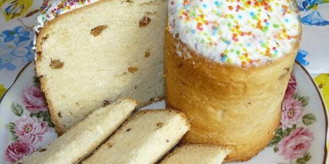 Рецепт кулича на дрожжах