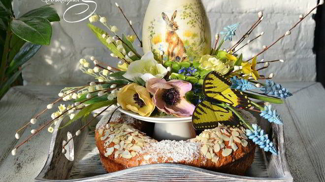 Рецепт Миндального пасхального кулича