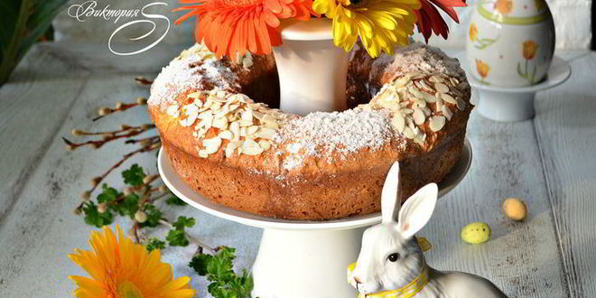 Рецепт миндального пасхального кулича