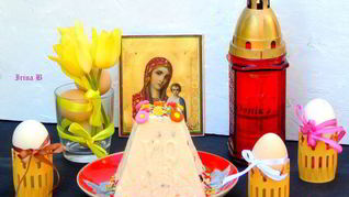 Рецепт Пасхи с вяленой клюквой и цукатами