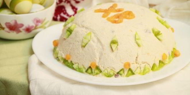 Рецепт пасхи со сметаной и маслом