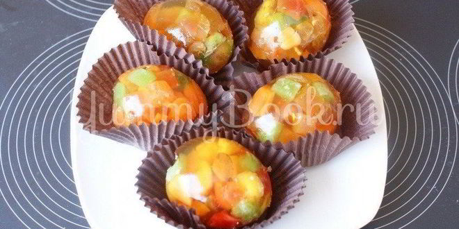 Рецепт пасхального желе с цукатами