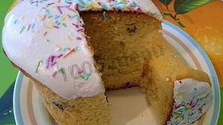 Рецепт Пасхального кулича на сухих дрожжах