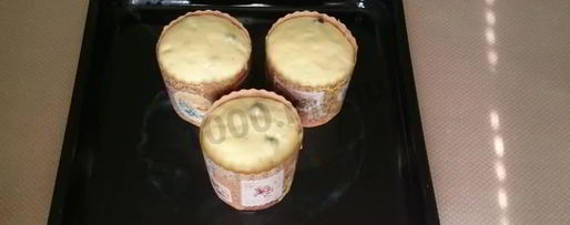 Шаг 5: пасхального кулича на сухих дрожжах