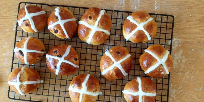 Рецепт пасхальных булочек в хлебопечке