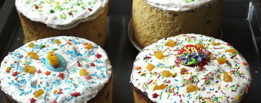 Шаг 4: пасхальных куличей на топленом молоке