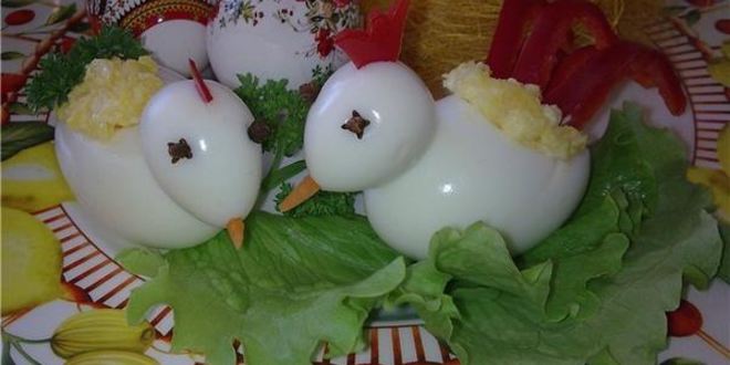 Рецепт пасхальных яиц