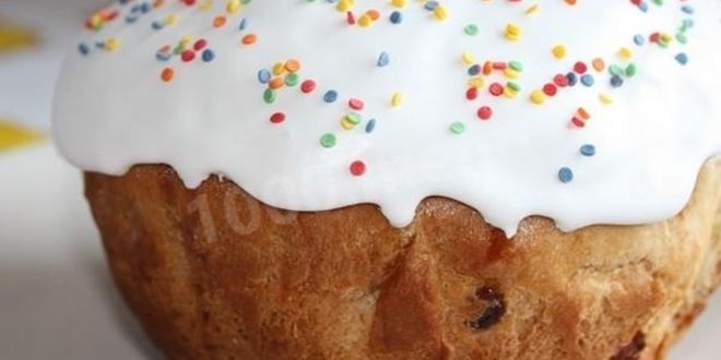 Рецепт постного кулича