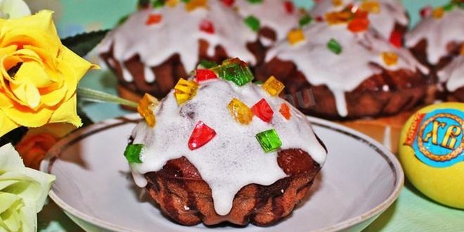 Рецепт шоколадного кулича