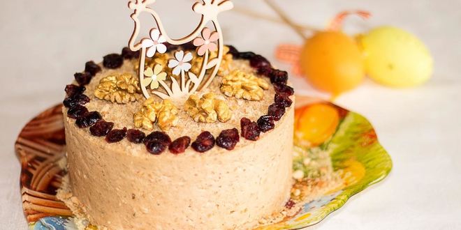 Рецепт творожной карамельной пасхи