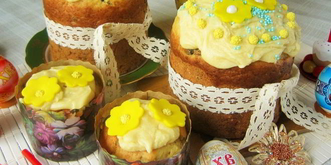 Рецепт творожного кулича с шоколадной глазурью