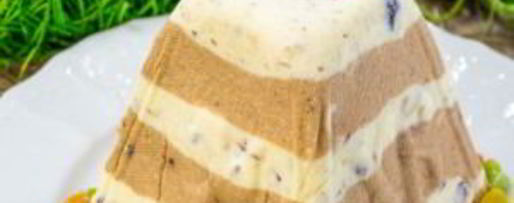 Шаг 19: ванильно-шоколадной творожная пасха