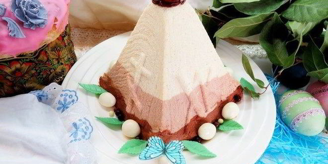 Рецепт заварной пасхи три шоколада