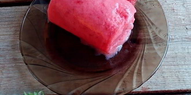 Рецепт клубничного щербета