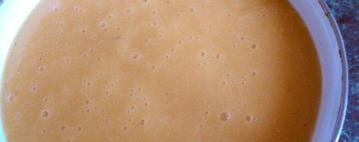 Шаг 2: персикового щербета