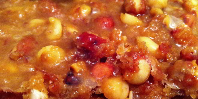 Рецепт щербета с жареным арахисом