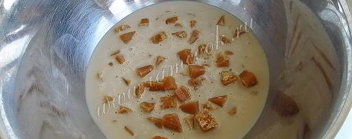 Шаг 9: щербета топленое молоко