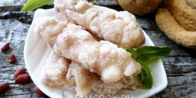 Рецепт сметанного щербета с арахисом