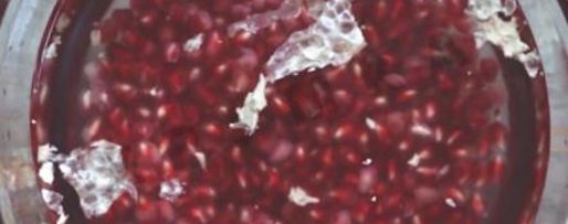 Шаг 1: шоколада с фисташками и зернами граната