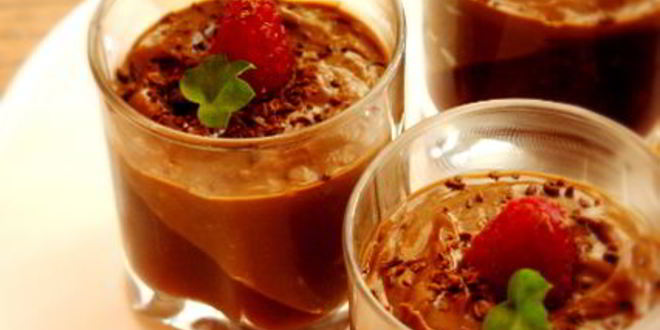 Рецепт шоколадна-малинового десерт